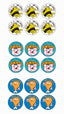 Assorted Mixed Pack Of Scratch 'N Sniff Stickers