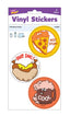 Trend Enterprises FUN-derful Foods Unscented Vinyl Stickers