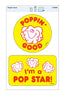 Trend Enterprises Poppin' Good Unscented Vinyl Stickers